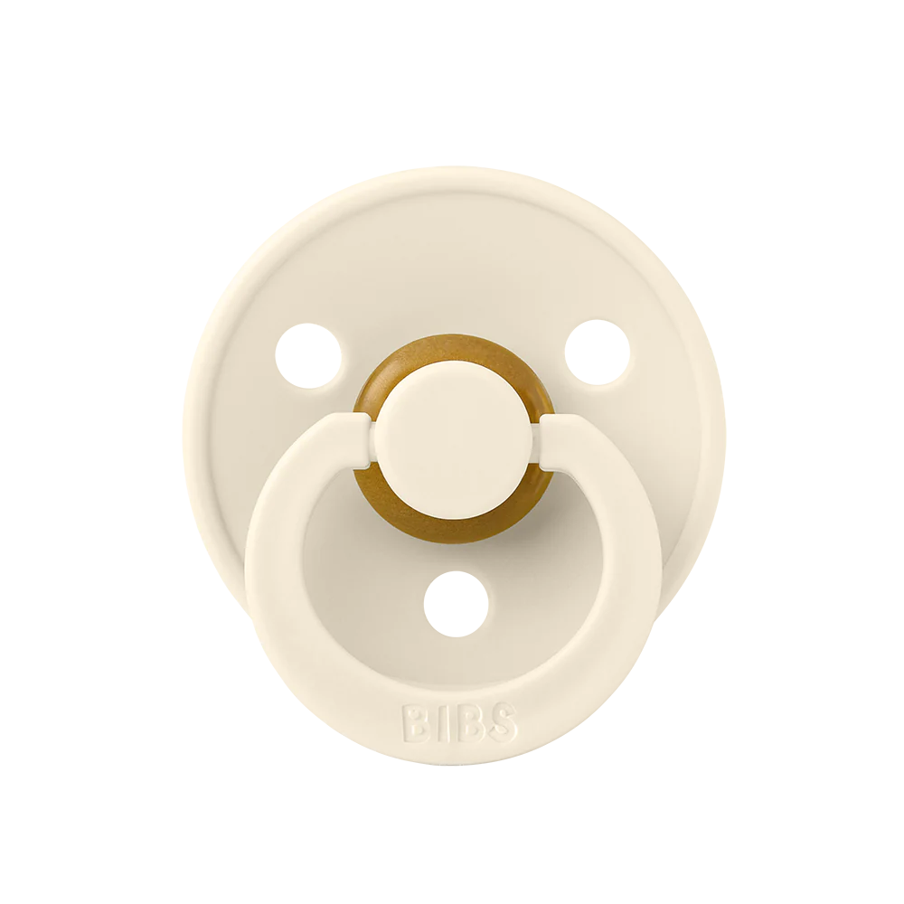 Пустышка латексная BIBS Colour Ivory 0+ мес. 1