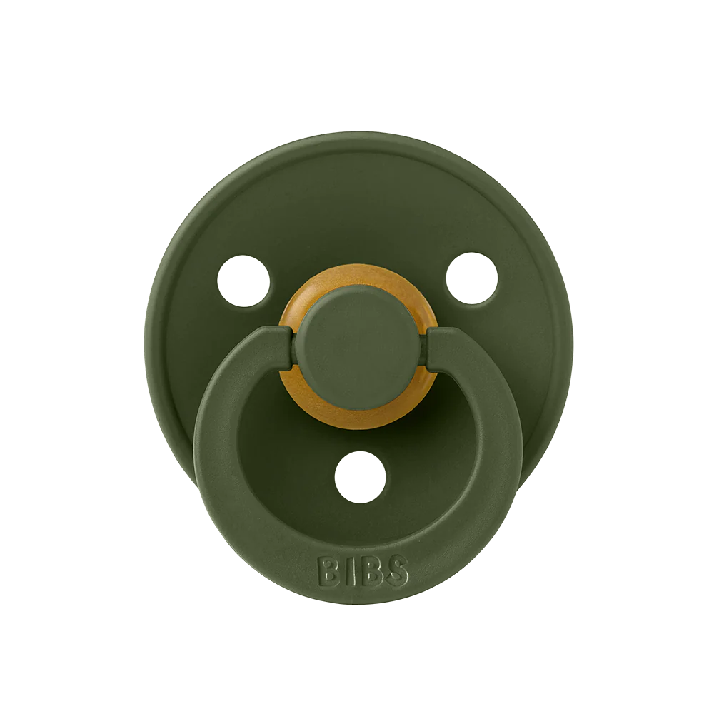 Пустышка латексная BIBS Colour Hunter Green 0+ мес. 1