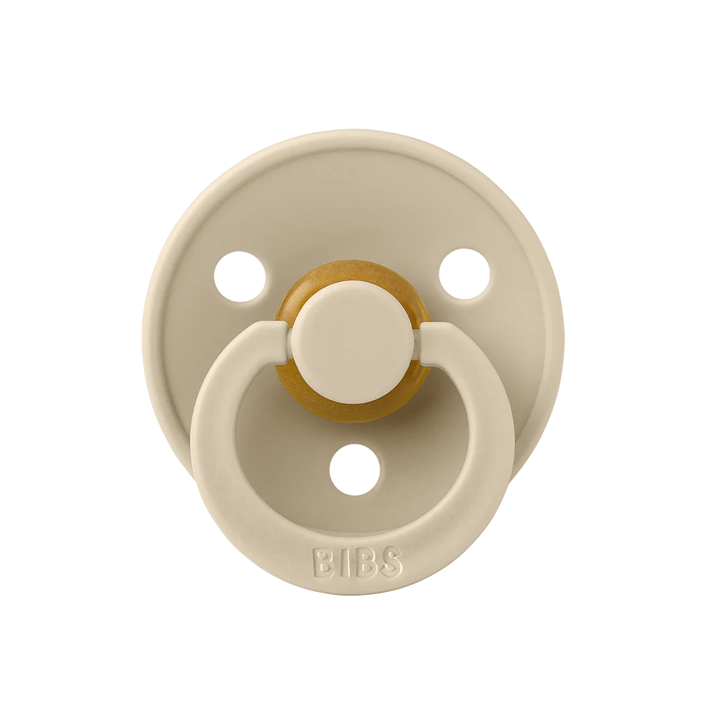 Пустышка латексная BIBS Colour Vanilla 6+ мес. 1