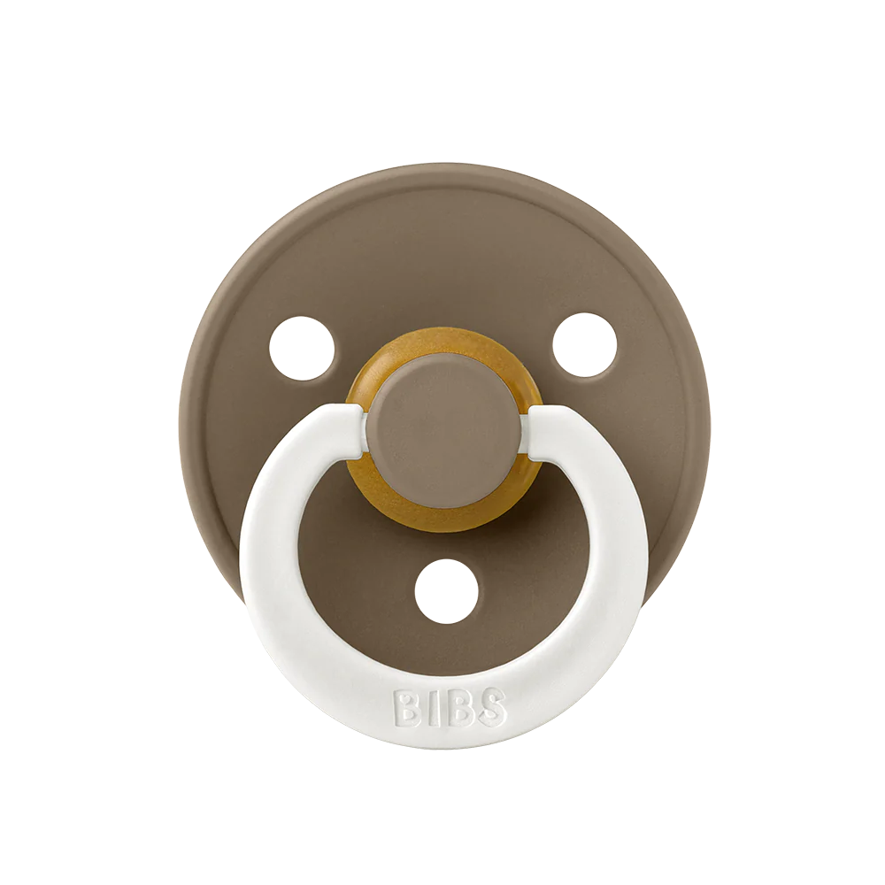 Пустышка латексная ночная BIBS Colour Glow Dark Oak 0+ мес. 1