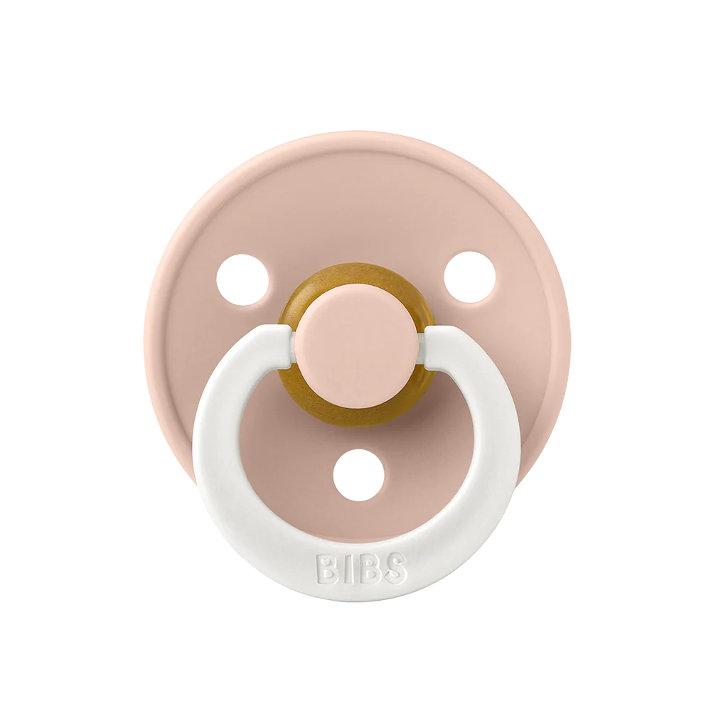 Пустышка латексная ночная BIBS Colour Blush Glow 18+ мес. 1