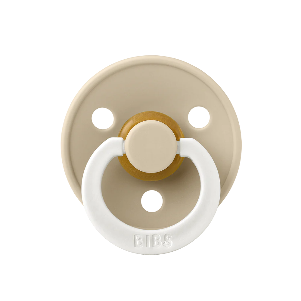 Пустышка латексная ночная BIBS Colour Glow Vanilla 0+ мес. 1