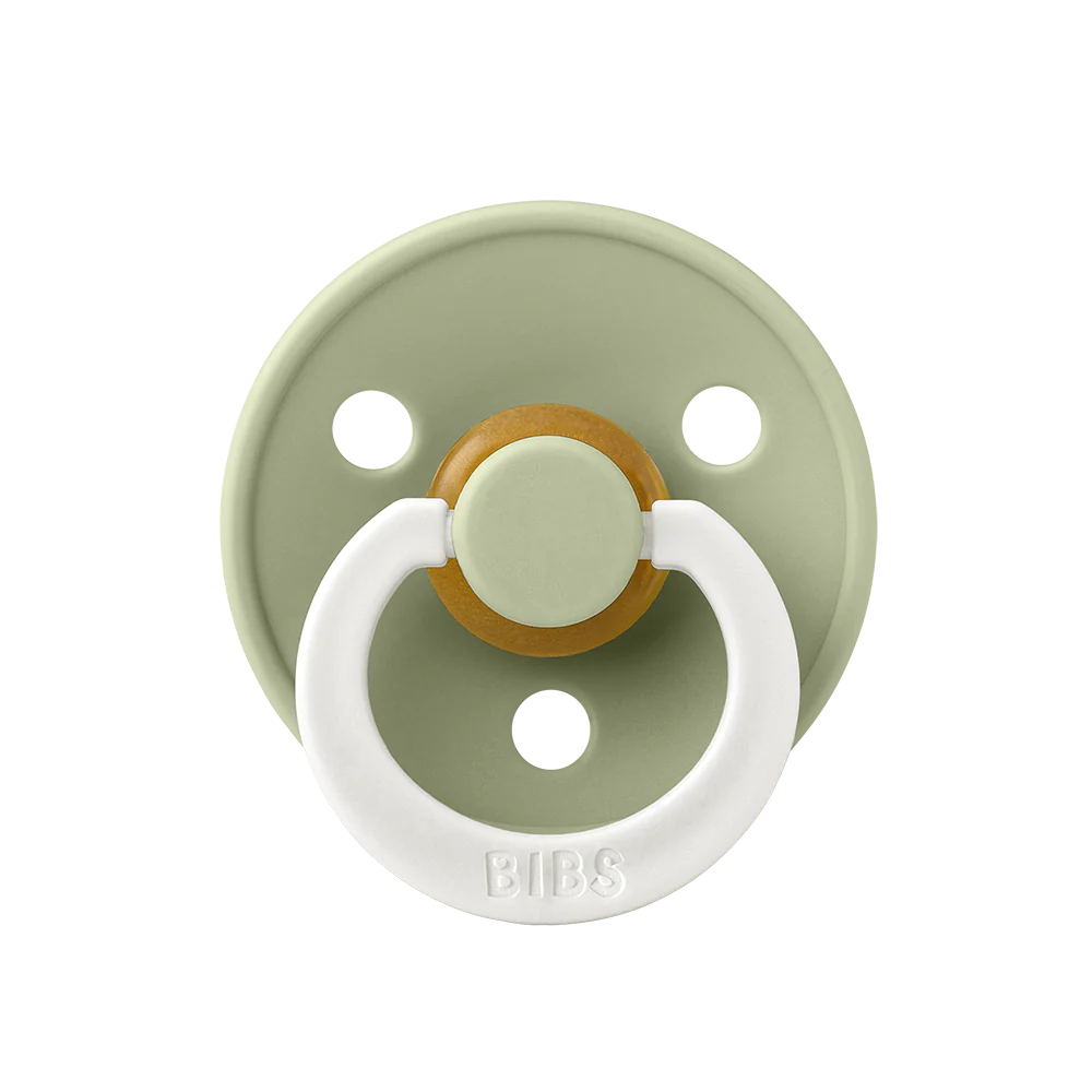 Пустышка латексная ночная BIBS Colour Glow Sage 6+ мес. 1