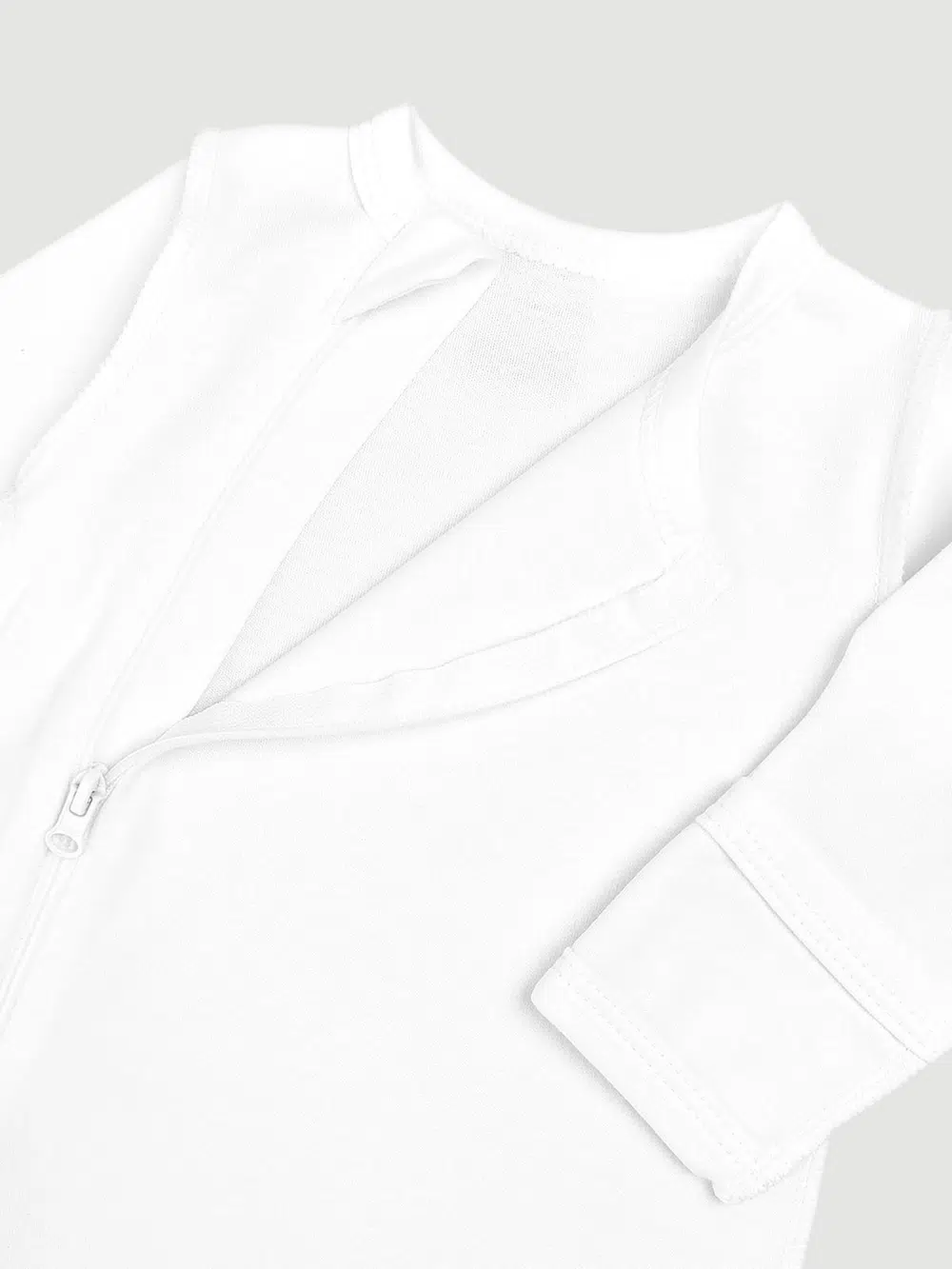 Комбинезон Mjolk Sleep and Play White, швы наружу 2