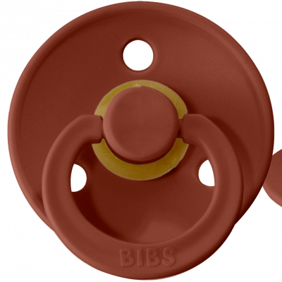 Пустышка латексная BIBS Colour Rust 6+ мес. 1