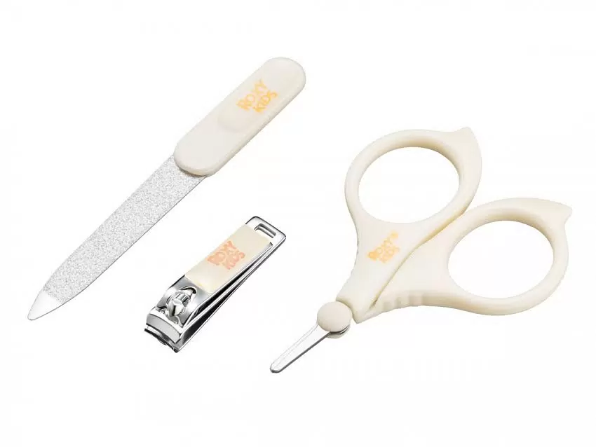 medium_4e47e499-caba-45e2-a26b-4747dce95734 Маникюрный набор Roxy: ножницы, пилочка, кусачки бежевый 1