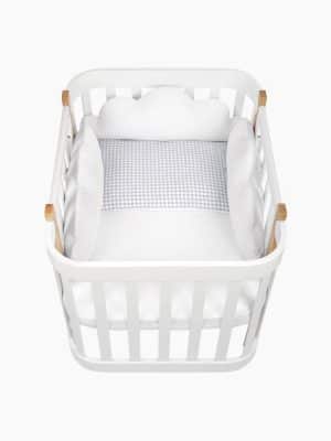 Набор бортиков на кроватку Happy Baby 3 шт. (white) Облака 11