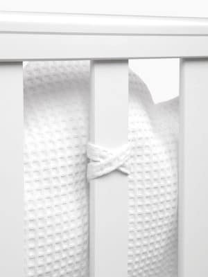 Набор бортиков на кроватку Happy Baby 3 шт. (white) Облака 12