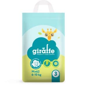 Подгузники LOVULAR GIRAFFE M 6-10кг, 62 шт/уп 13