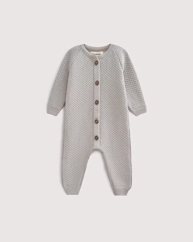 Комбинезон детский Loomknits Светло-серый W058N 1