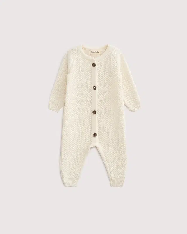 1 (47) Комбинезон детский Loomknits Кремовый W058N 1