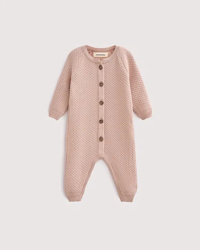 1 (48) Комбинезон детский Loomknits Пудровый W058N 1