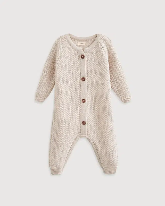Комбинезон детский Loomknits Топленое молоко W058N 1