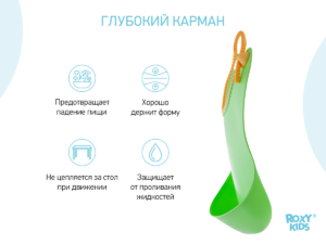 Силиконовый нагрудник Roxy Kids 7