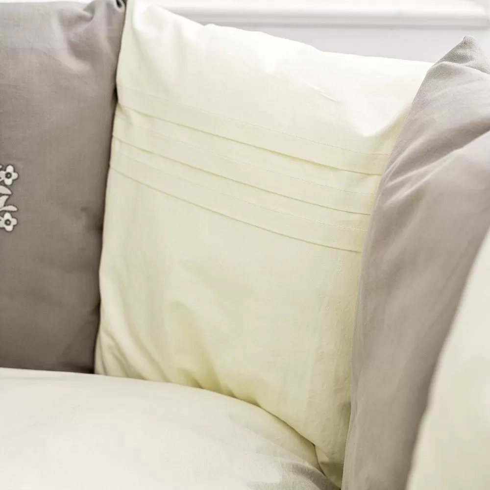 Комплект из 6 предметов для овальной и прямоугольной кроватки "Organic baby cotton" 4