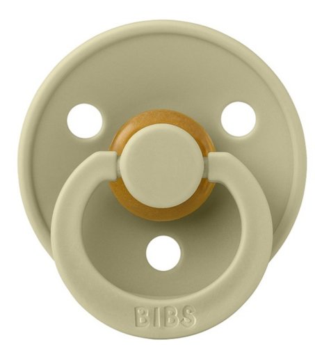 Пустышка латексная BIBS Colour Khaki 6+ мес. 1