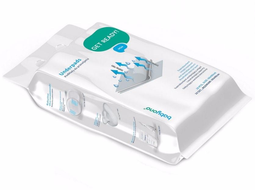 Пеленки одноразовые BabyOno 60*90см. (10шт. в уп.) 1