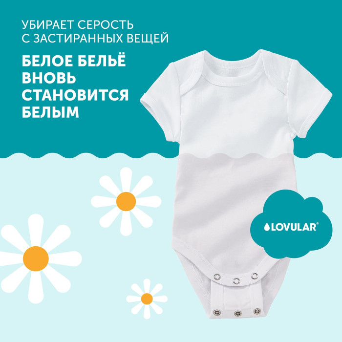 Гель-крем для стирки детского белья LOVULAR GIRAFFE 3л. 7