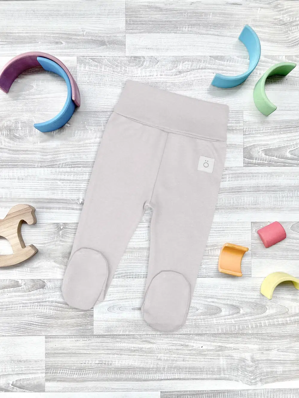 Ползунки Mjolk на широком поясе (White Sand) 1