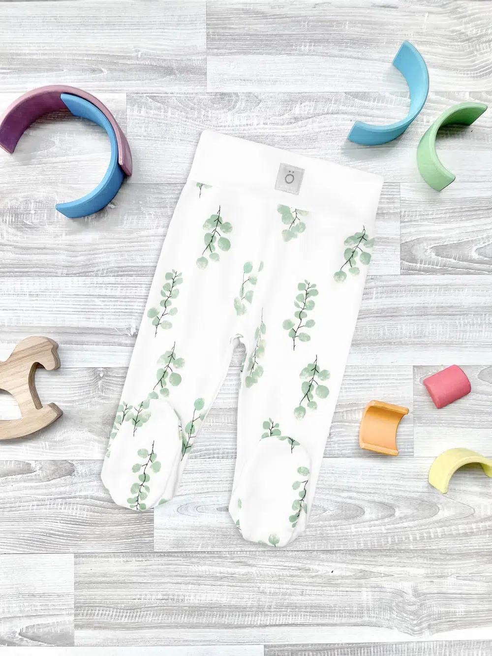 Ползунки Mjolk на широком поясе (Эвкалипт) 1