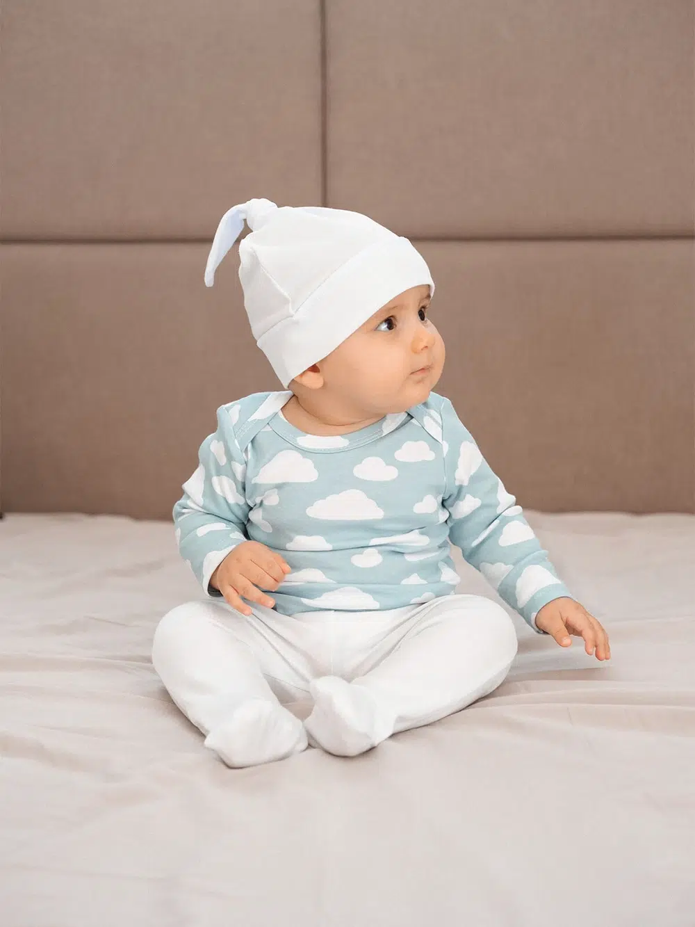 Ползунки Mjolk на широком поясе (White) 2