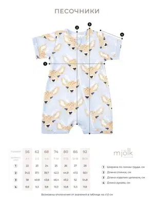 Песочник Mjolk Sleep and Play Эвкалипт 4