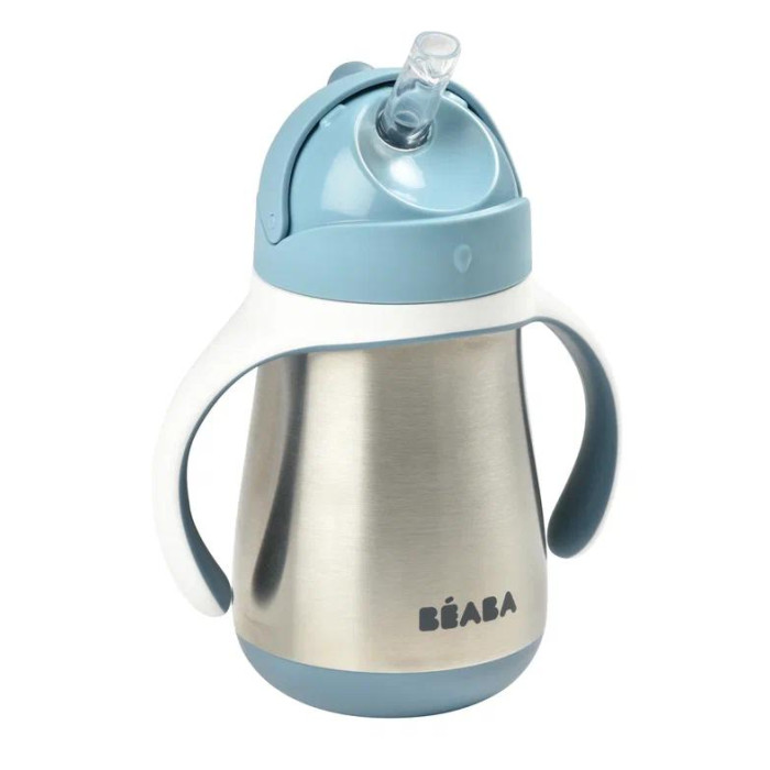Поильник термос Beaba / TASSE PAILLE INOX 250ML W 2