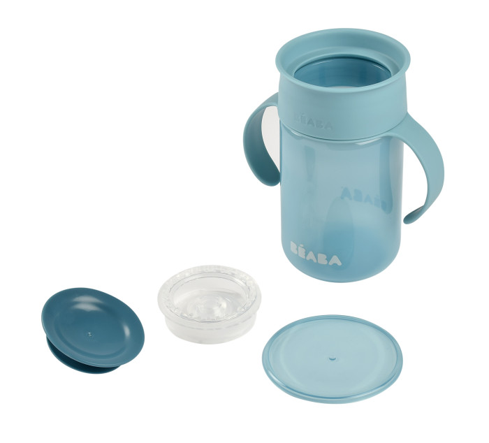 Поильник Beaba детский 340 мл TASSE APPRENTISSAGE 360° 3