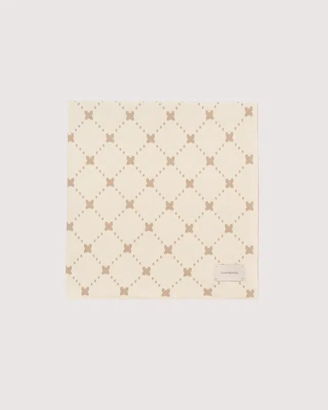 Плед детский Loomknits Бежевый (100x100) 1