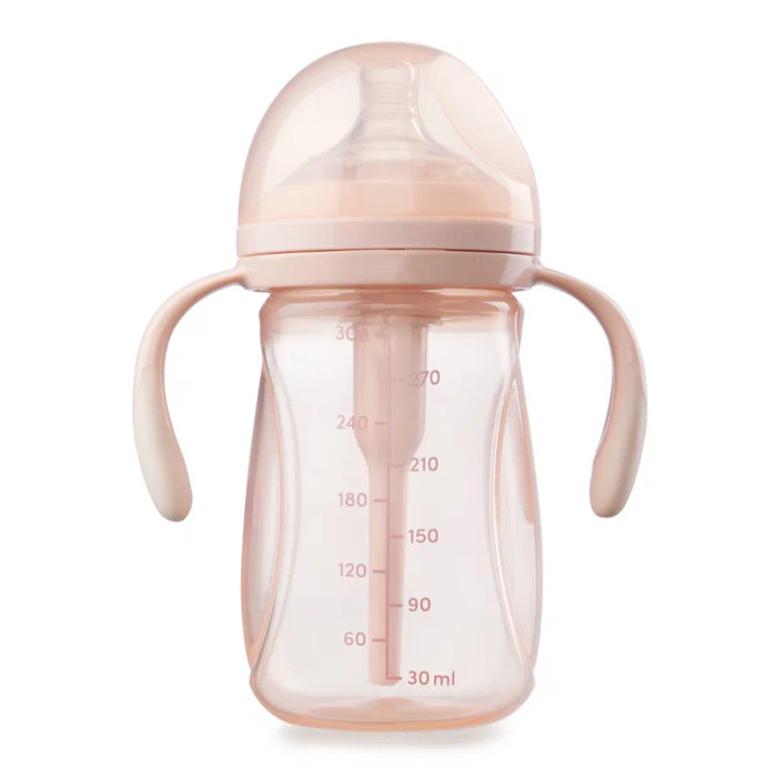 Бутылочка Happy Baby с ручками и силиконовой соской 300 мл. 1