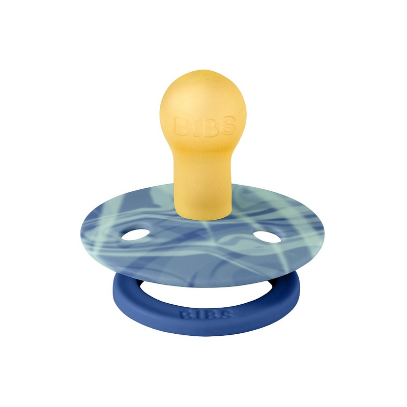 Пустышка латексная BIBS Colour Tie Dye Latex Ocean 6+ мес. 2