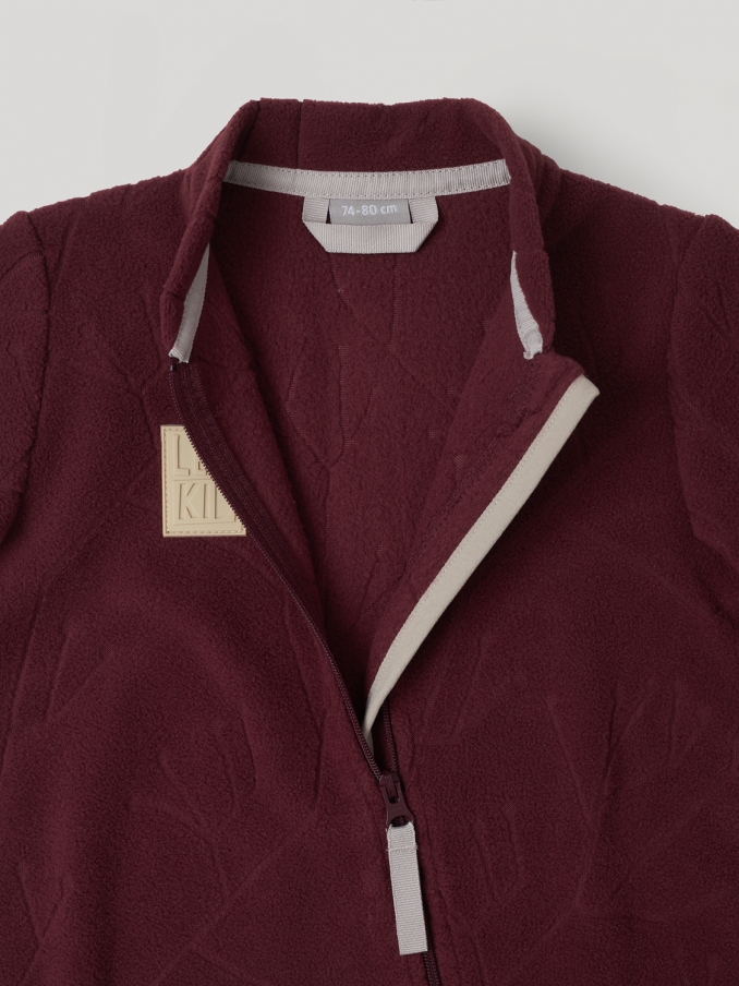 Флисовый комбинезон LEOKID SNOWBERRY REDWOOD 3