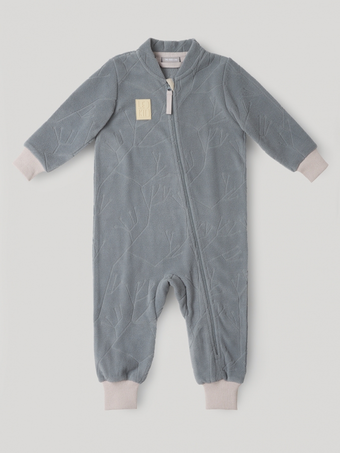 Флисовый комбинезон LEOKID SNOWBERRY GRAY STELLAR 1