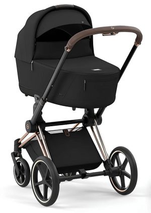 Коляска 2 в 1 Cybex Priam IV Sepia Black рама Rosegold 4