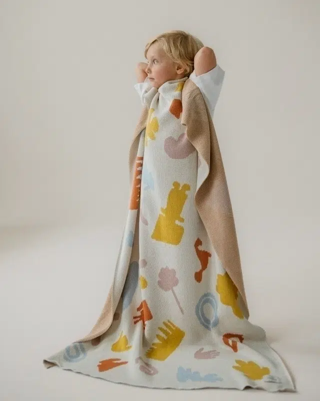 Плед детский Loomknits Экрю (80x120) LW24 2