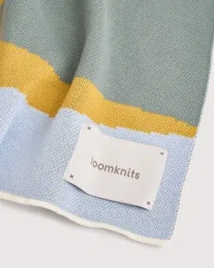 Плед детский Loomknits (100х100 см, Мультиколор) 4