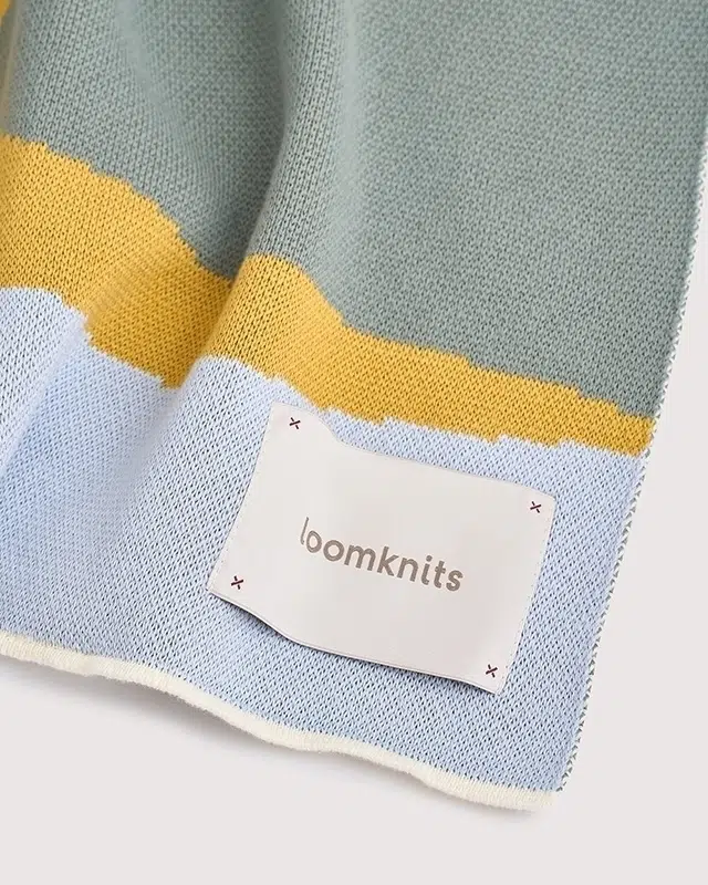 Плед детский Loomknits (100х100 см, Мультиколор) 2