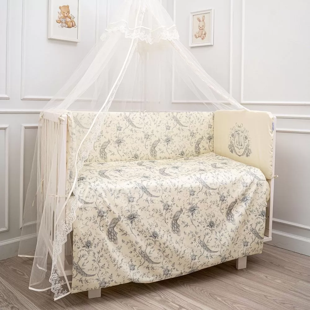 Набор для прямоугольной к-ти 6 пр. Lapetti "Райский сад" цв.сливочный 10