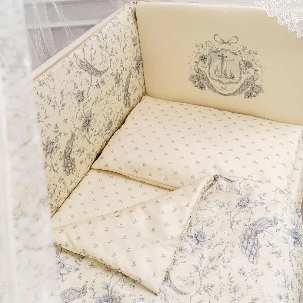 Набор для прямоугольной к-ти 6 пр. Lapetti "Райский сад" цв.сливочный 6