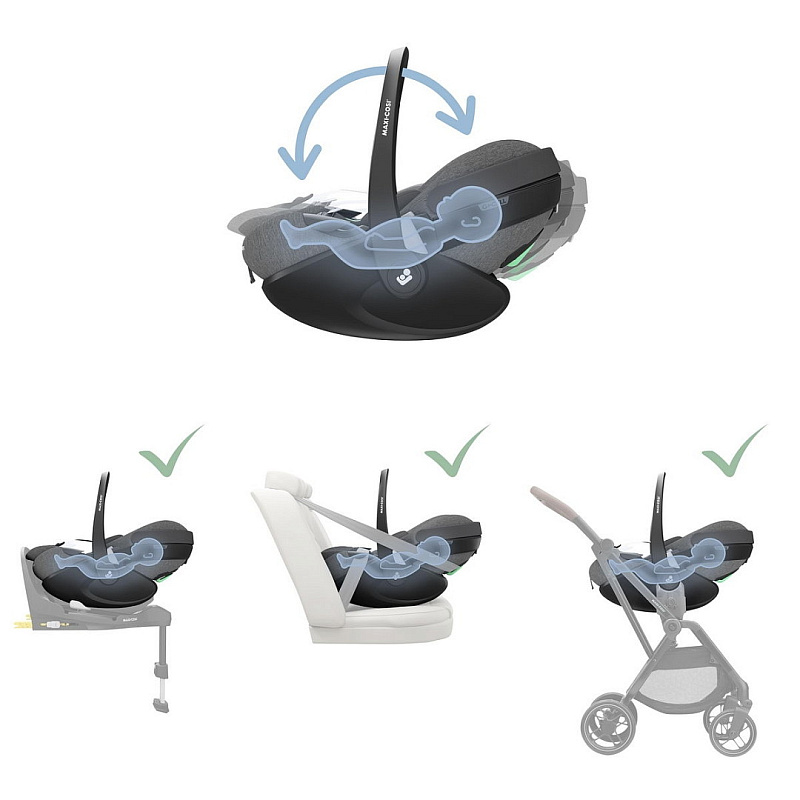 Автокресло группы 0+ Maxi-Cosi Pebble 360 PRO Essential 16