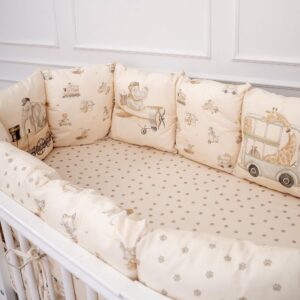 Кпб 6 предметов для овальной и круглой кроватки "Письмо другу" 16