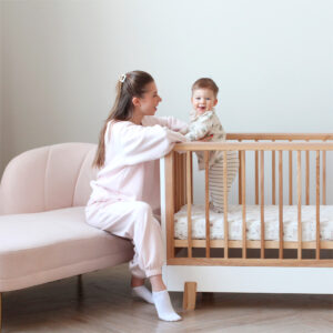 Детская кроватка "Фабрика Облаков" Onlybaby Scandi молочная 5