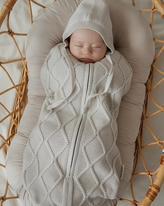 lw0190_034_2 Кокон Loomknits детский Oliver Топленое молоко 2