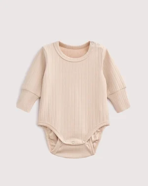 Боди детское Loomknits Латте 4