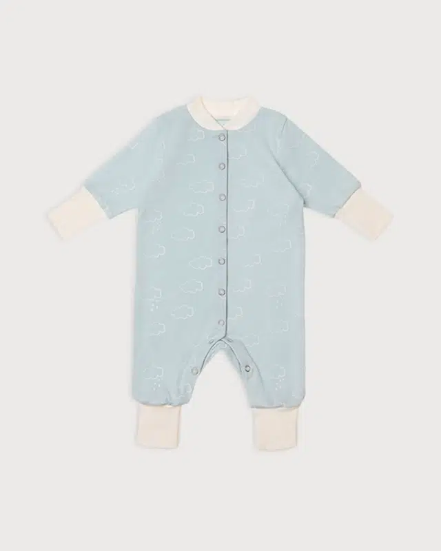 1-_2_ Комбинезон детский Loomknits (Голубой с принтом) 1