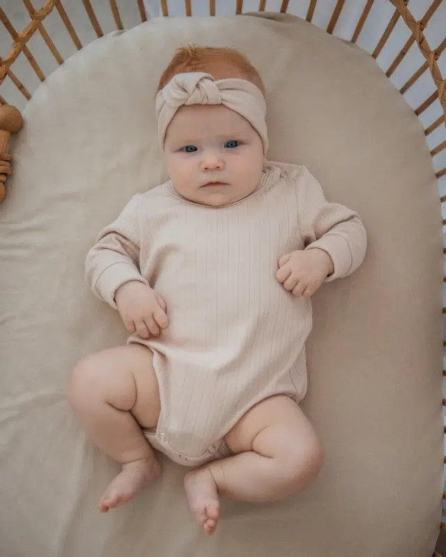 Боди детское Loomknits Латте 3