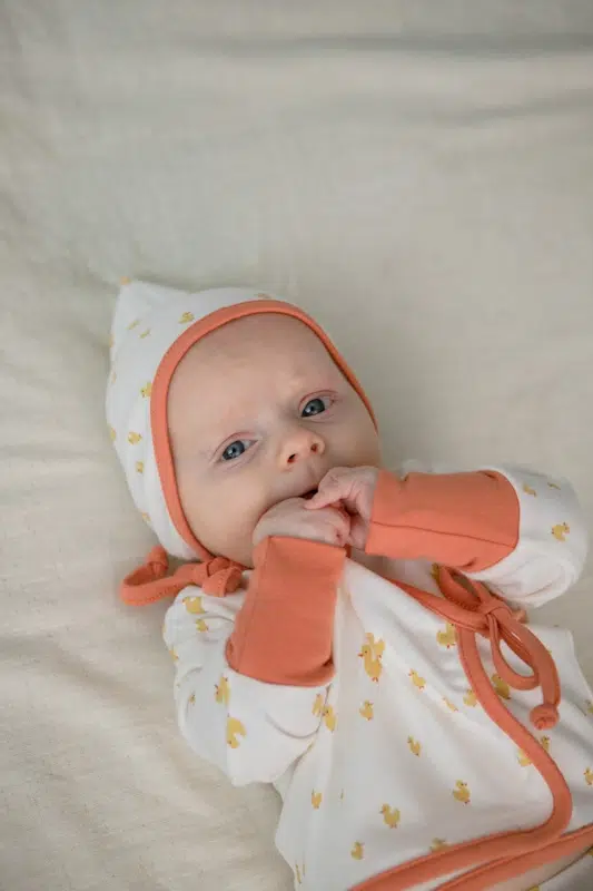 Чепчик детский Loomknits Молочный 2