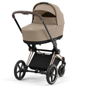 Коляска 2 в 1 Cybex Priam IV Cozy Beige рама Rosegold 29