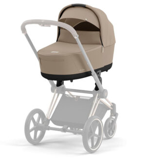 Коляска 2 в 1 Cybex Priam IV Cozy Beige рама Rosegold 28