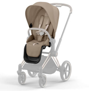 Коляска 2 в 1 Cybex Priam IV Cozy Beige рама Rosegold 25
